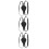 3Pcs Black Sword Holder Strap Dual Crossback Harness 7