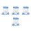 4Sets Elegant Multi Cloth Water Jug Dispenser Covers for Home 6