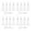 20Pcs Clear Refillable Lip Gloss Containers Soft Plastic Squeeze Tubes 10