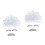 2 Sets Cosplay Wigs Accessories Beard Costume Scientist Eyebrows 4
