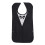 5 Pieces Dining Bib Durable Elderly Adult Polyester Saliva Container 1