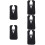 5 Pieces Dining Bib Durable Elderly Adult Polyester Saliva Container 10