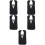 5 Pieces Dining Bib Durable Elderly Adult Polyester Saliva Container 7