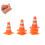 16Pcs Mini Traffic Cones For Construction, Play, Teaching 8