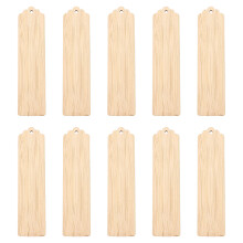 30Pz Segnalibri Legno Non Finiti Khaki Per E