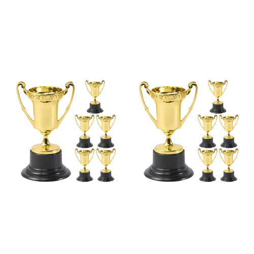 12Pz Trofei Oro in Piccoli Per Sport E Giochi 2