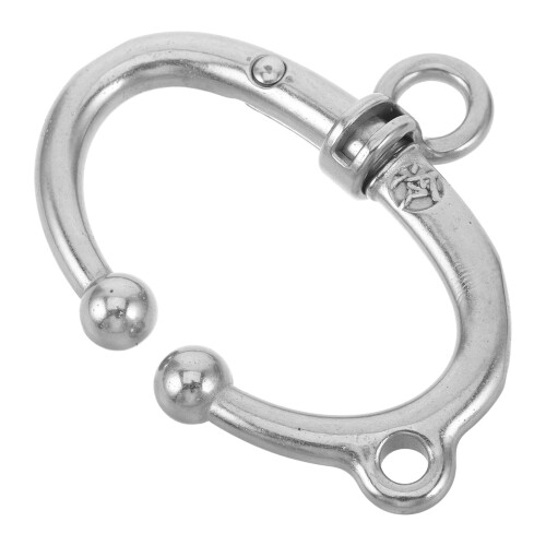 Anello Naso Clip-on Argento Per Uso Agricolo