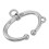 Anello Naso Clip-on Argento Per Uso Agricolo 10