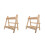 2Pz Organizer in Legno Khaki Per Vasi, Stile E 4