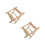 2Pz Organizer in Legno Khaki Per Vasi, Stile E 3