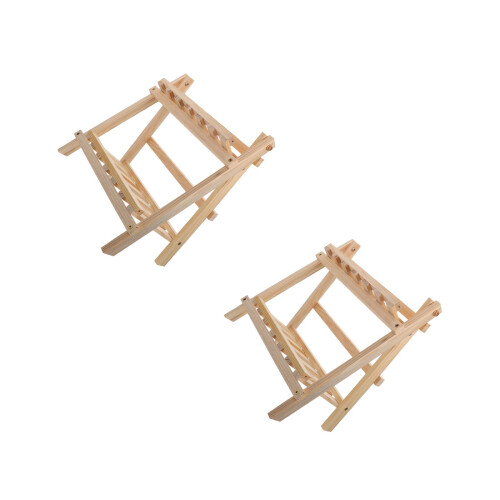 2Pz Organizer in Legno Khaki Per Vasi, Stile E 2