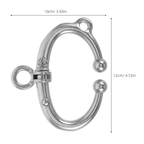 Anello Naso Clip-on Argento Per Uso Agricolo 2