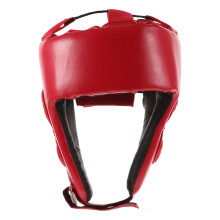 3Pz Casco Headguard Rosso PU Traspirante Protezione Taekwondo