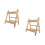 2Pz Organizer in Legno Khaki Per Vasi, Stile E 7