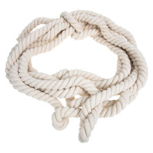 2Pz Corda Per Tiro Alla in Cotone Beige Bambini