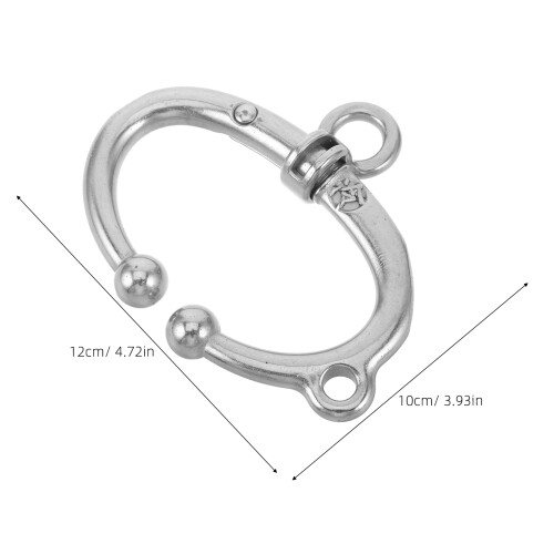 Anello Naso Clip-on Argento Per Uso Agricolo 1