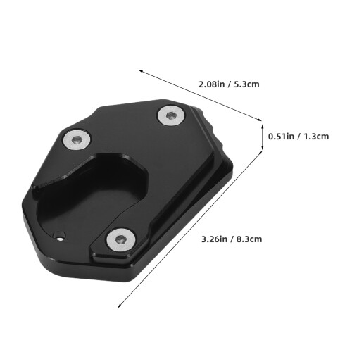 Piastra Alluminio Nero Antiscivolo Z1000r 2