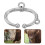 Anello Naso Clip-on Argento Per Uso Agricolo 9