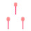 3Pz Microfono Wireless Portatile Rosa Con in Spugna 6