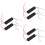 6Pz Trasformatore Test ABS Nero Step-Up 1000Kv 7