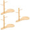 3Set Vassoio in Legno Khaki Per Chiavi E Varie 6