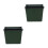 2Pz Box Knock Per Espresso in ABS Verde Facilmente Pulibile 5
