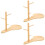 3Set Vassoio in Legno Khaki Per Chiavi E Varie 5