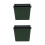 2Pz Box Knock Per Espresso in ABS Verde Facilmente Pulibile 9