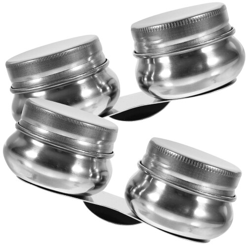 6Pz Acciaio Argento Per Pittura Professionale 2
