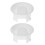 8Pz Coperchi Per Caraffe E Brocche in PVC Bianco Antipolvere E Pratici 1