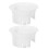 8Pz Coperchi Per Caraffe E Brocche in PVC Bianco Antipolvere E Pratici 2