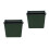 2Pz Box Knock Per Espresso in ABS Verde Facilmente Pulibile 6
