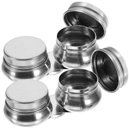 6Pz Acciaio Argento Per Pittura Professionale 1