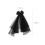 4St Polyester Zwart Kort Bruidssluier Bachelorette Party Accessoire 11