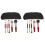 2Set Compact Per Viso E Occhi Con Manico Robusto 4