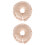 2Pz Poggiatesta Viso Cotone Marrone Chiaro Cuscino 4