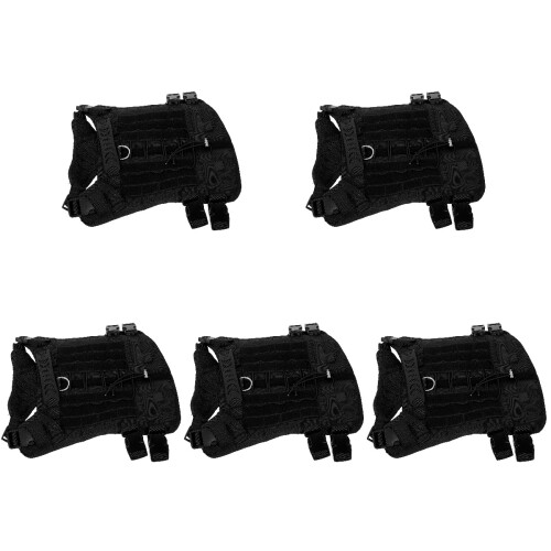 5Pz Pettorina Cane Nero Antiusura 1