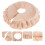2Pz Poggiatesta Viso Cotone Marrone Chiaro Cuscino 7