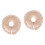 2Pz Poggiatesta Viso Cotone Marrone Chiaro Cuscino 3