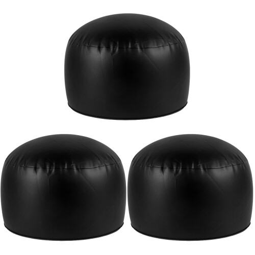 3Pz Interno Baseball PVC Nero, Forma E Conservazione 2