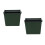 2Pz Box Knock Per Espresso in ABS Verde Facilmente Pulibile 4