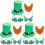 3Conjuntos Acessórios Festivos St. Patrick Gravata E Barba 3