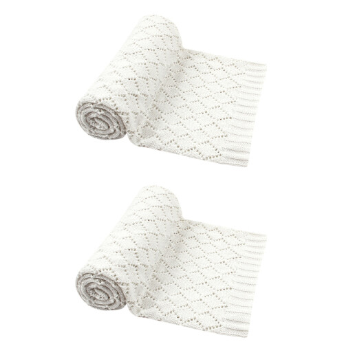 2St Baby Wit Knitted Heerlijk En Buiten 2