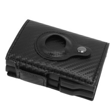 Multi-Function Aluminum Wallet Clip for iOS Locator, Black, 9.7cm
