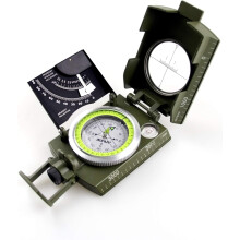 Multifunctional Military Compass, Professional Grade Outdoor Navigation Tool With Fluorescent Effect, For Camping Hiking And Adventure