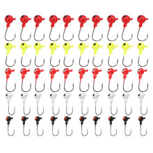 Enhanced Fishing Jig Heads Collection, High Carbon Steel Hooks For Unmatched Durability, Bright And Vibrant Lures For Improved Visibility, Saltwater