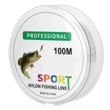 Hilo de pesca transparente, para pesca en agua dulce o en alta mar, hilo de pesca de alta calidad recubierto de fluorocarbono, 100 % nailon para