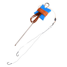 Fishing Gear for Kayak, Heavy Duty Carabiner, Rust-Proof Stainless Steel Cable, Salt Water Resistance, Anti-Gnawing Protection, Lightweight and