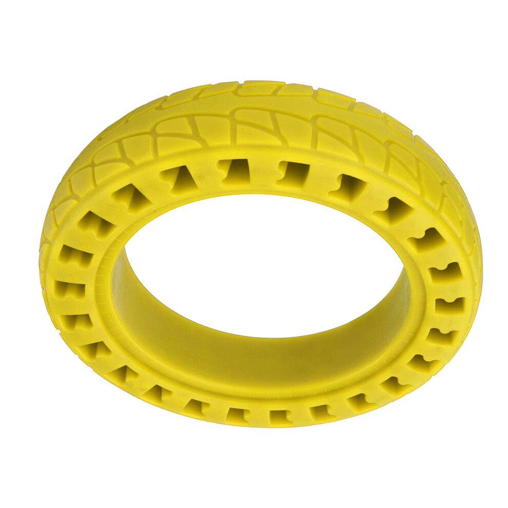 8.5In Rubber Honeycomb Tire For Xiaomi & Ninebot Electric Scooters Yellow 5021375178359