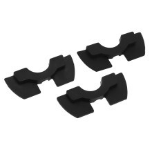Gummidämpfer für Elektroroller, Vibrationsdämpfer für M365 / M365 Pro, 1,2 mm, Schwarz